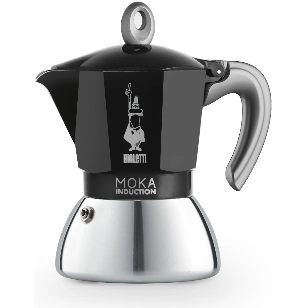 Bialetti İndüksiyon Siyah Moka Pot (4 Cup)