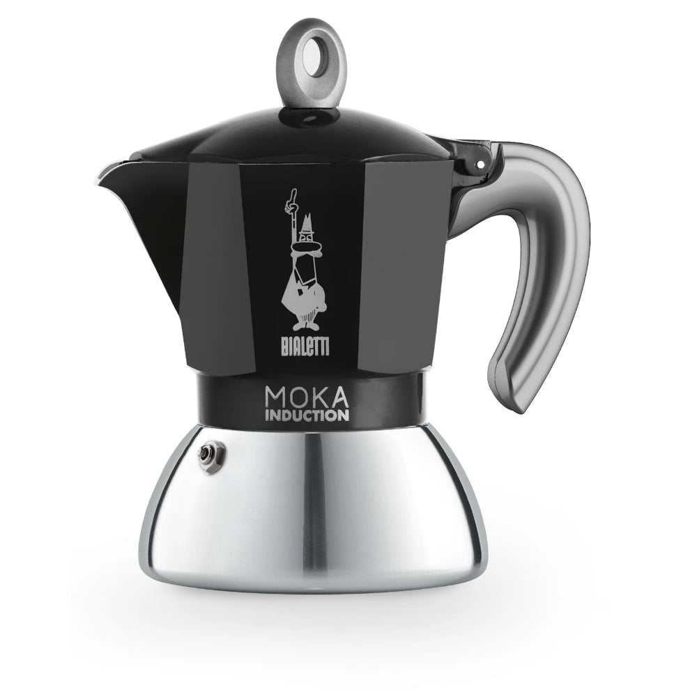 Bialetti İndüksiyon Moka Pot Siyah 2 cup