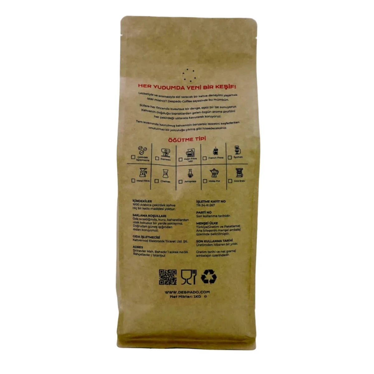Despado Coffee Filter Coffee Blend 1 KG