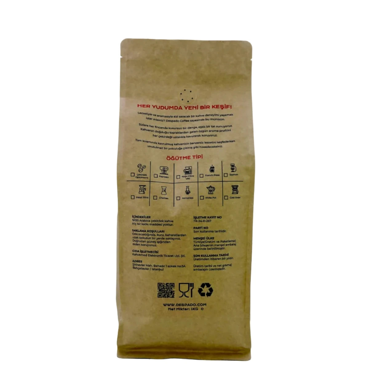 Despado Coffee Breakfast Blend 1 KG
