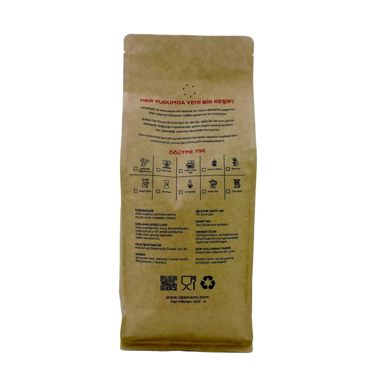 Despado Coffee Honduras 1 KG