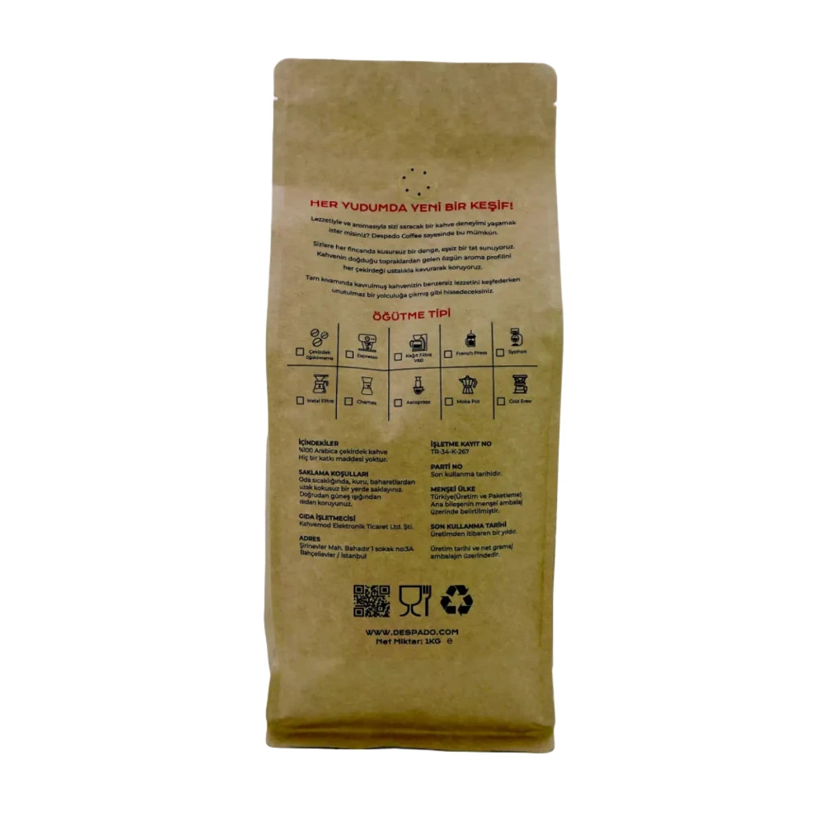 Despado Coffee Espresso Blend 1 KG