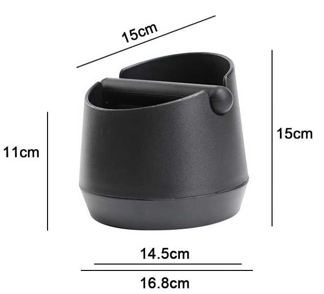 Epinox POS-15 Kahve Posa Kovası, Siyah