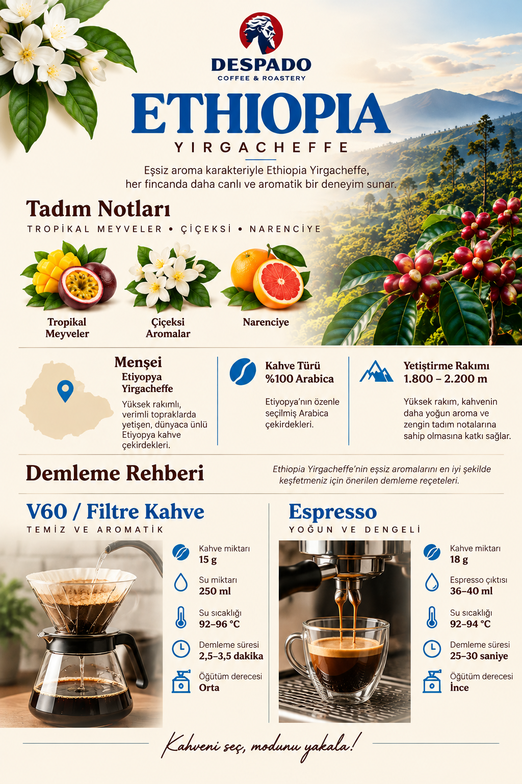 Despado Coffee Ethiopia 250 Gr