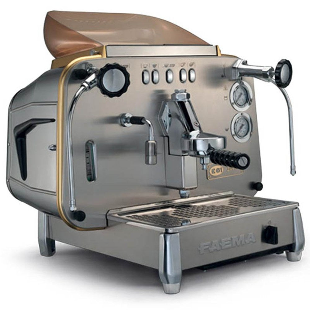 Faema E61 A-1 Jubile White Wood Tam Otomatik Espresso Kahve Makinesi, Tek Gruplu - Kahvemod
