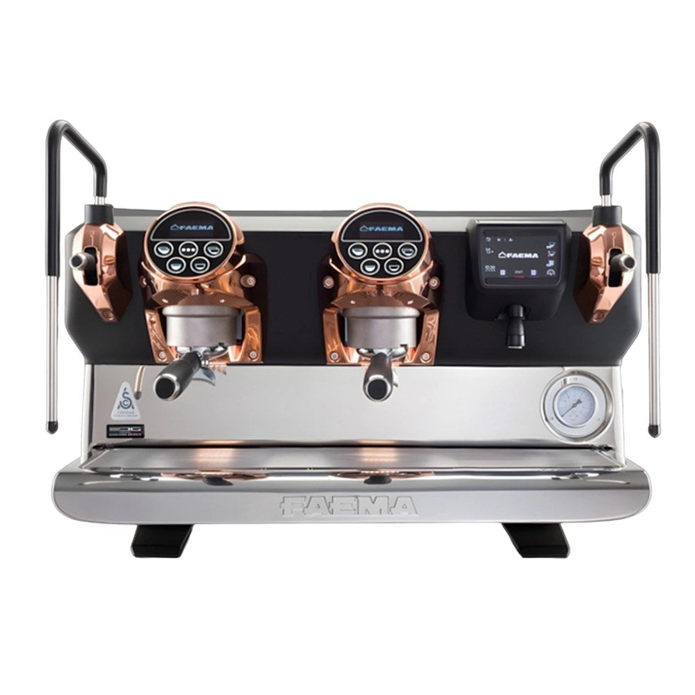 Faema E71 E A-2 5 Button Bakır Otomatik Espresso Kahve Makinesi, 2 Gruplu - Kahvemod