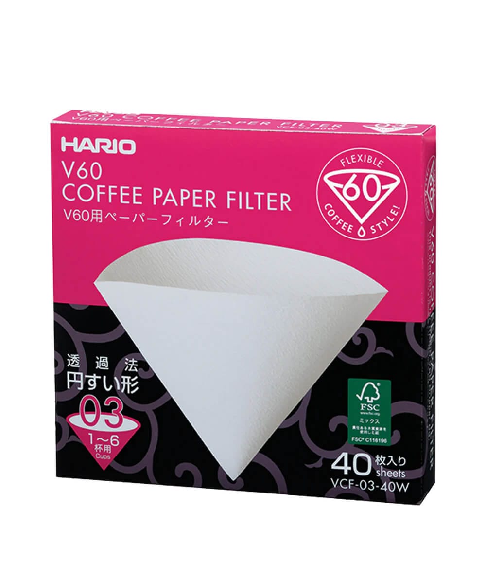 Hario V60 03 Filtre Kağıdı 40 Adet