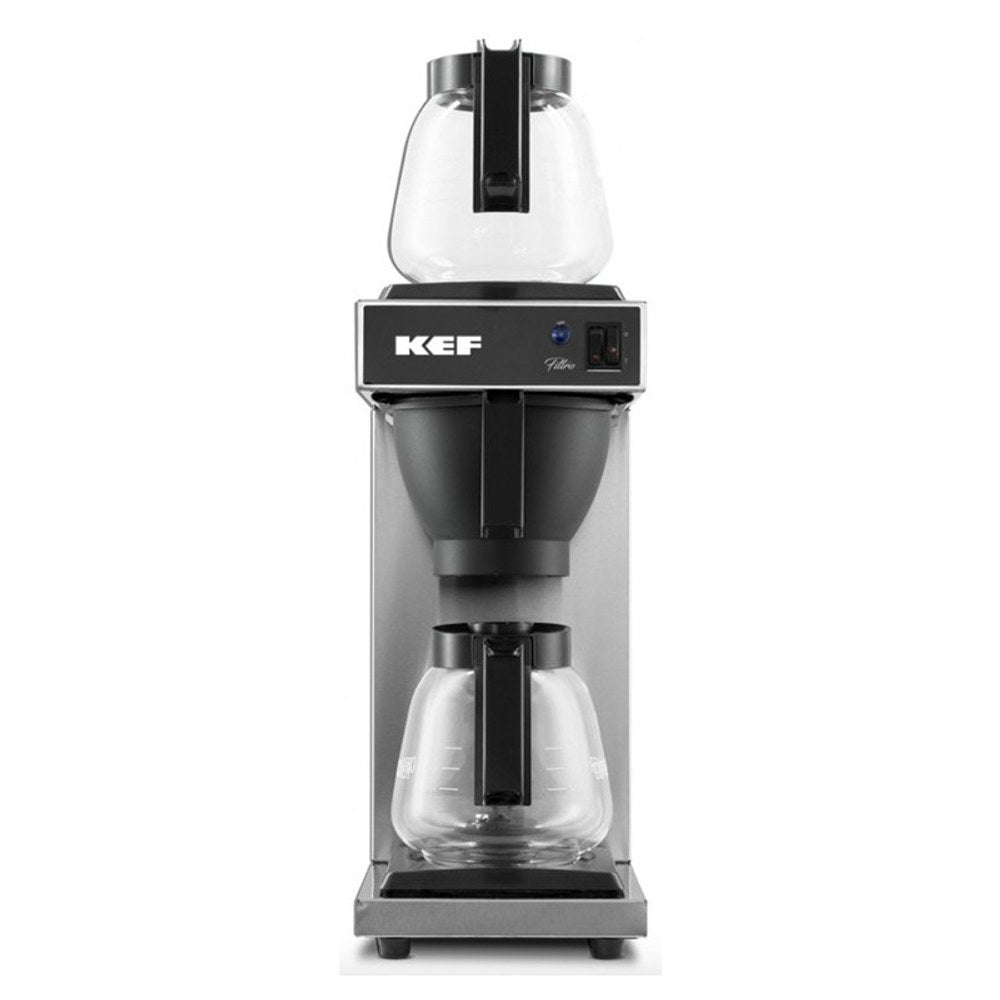 Kef Filtro Çift Potlu Filtre Kahve Makinesi FLT120-2 Gri - Kahvemod