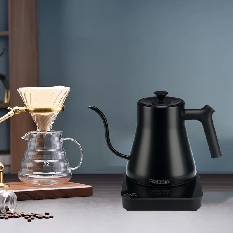 Konchero Isı Ayarlı Siyah Elektrikli Kettle 1 Litre AS-21267A