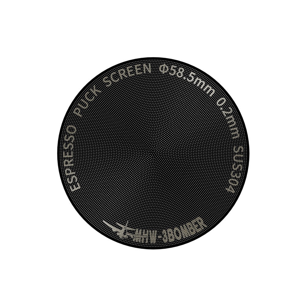 MHW-3BOMBER Espresso Puck Screen Siyah Titanium Kaplama 58mm - Kahvemod