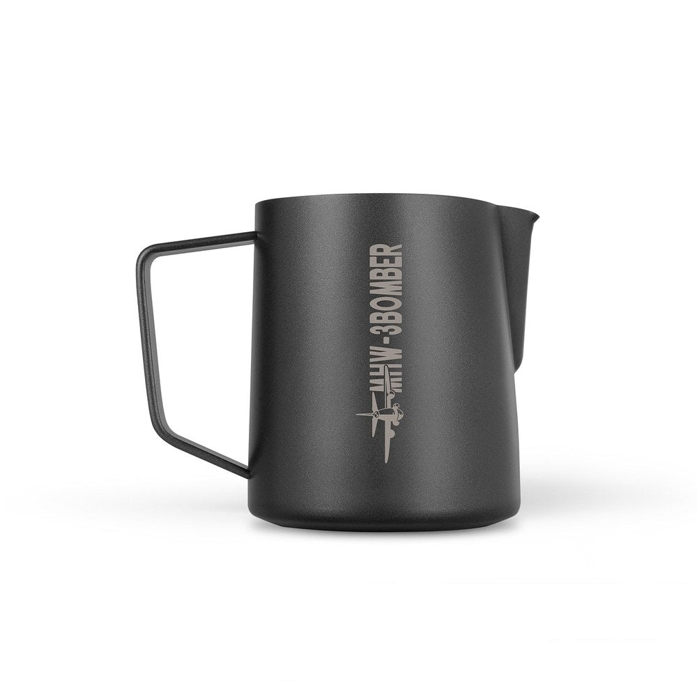 MHW-3BOMBER Latte Art  Süt Potu Mat Siyah 600ml - Kahvemod