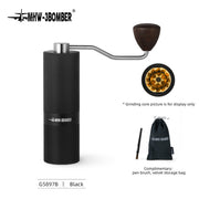 MHW-3BOMBER Racing M1 Titanium Dişli Manual Kahve Değirmeni Siyah - Kahvemod