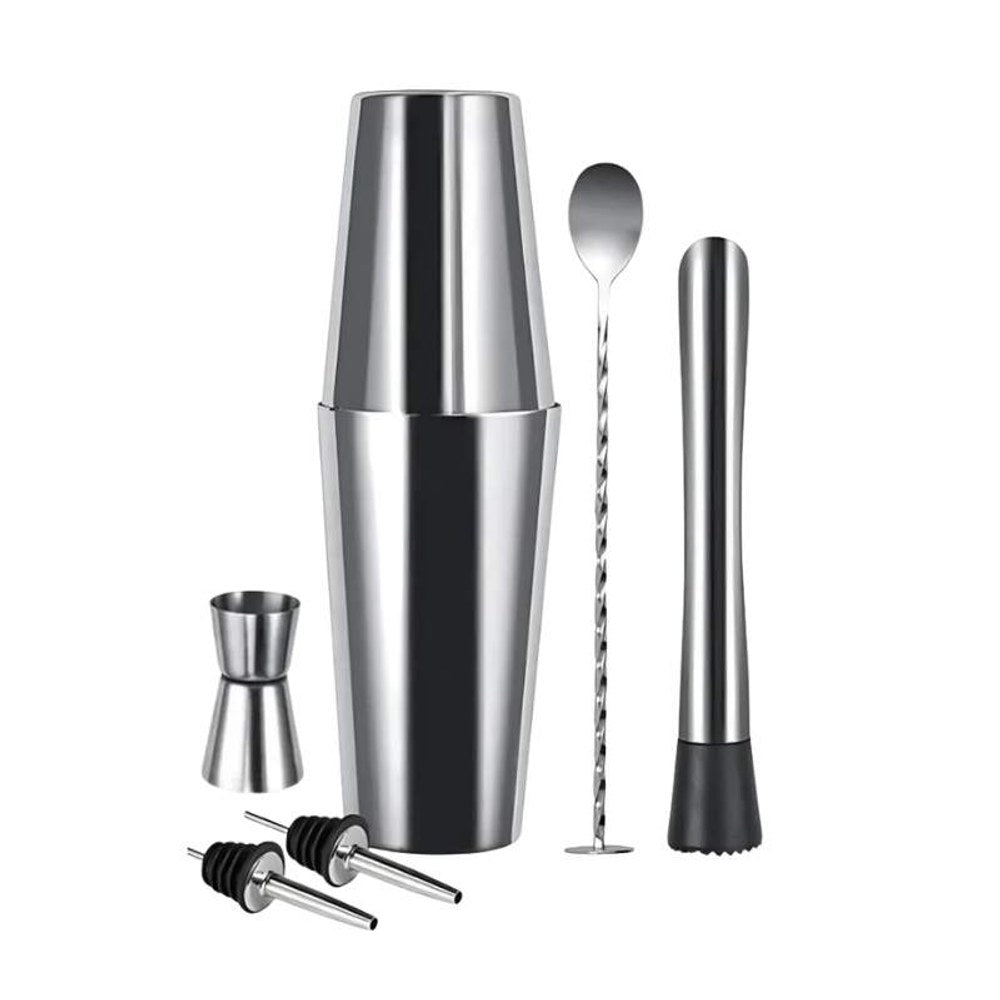 Vosco 10 Parça Boston Kokteyl Shaker Seti VSC-900B - Kahvemod (2)