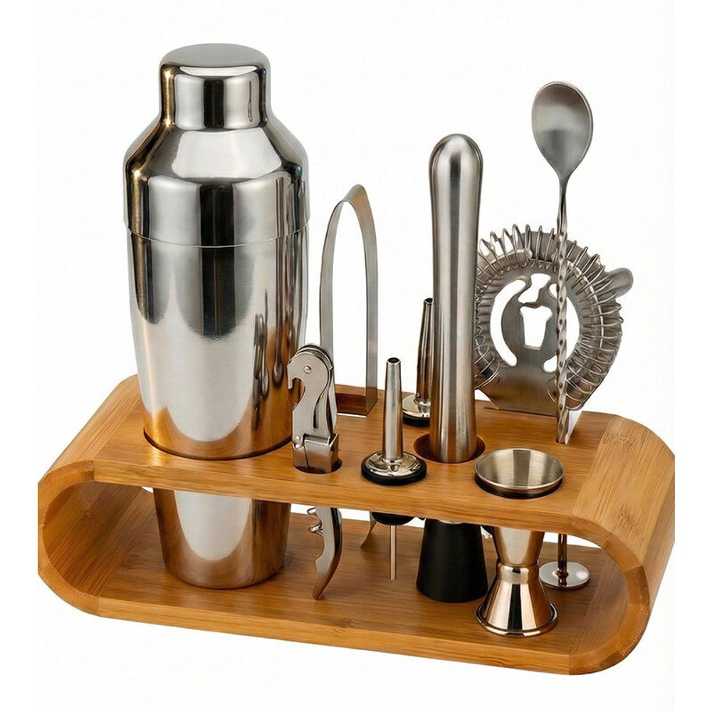 Vosco 10 Parça French Kokteyl Shaker Seti VSC-10F - Kahvemod