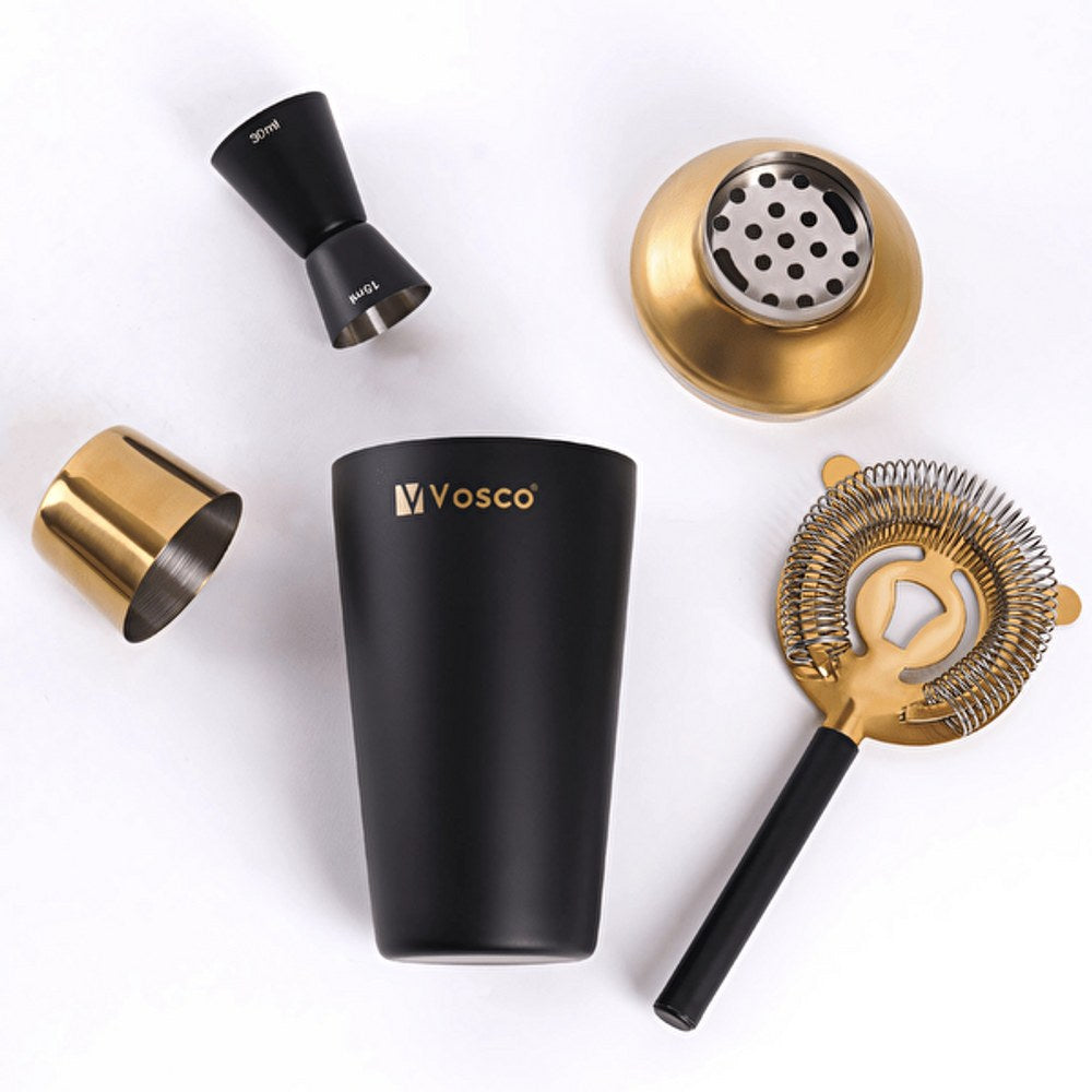Vosco French Gold Kokteyl Shaker VSCG-3 - Kahvemod (4)