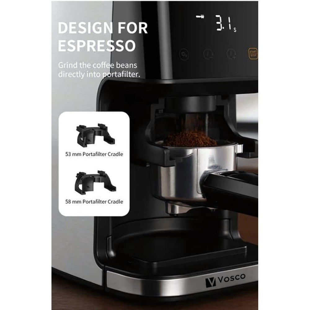 Vosco VBD-CG018 Dijital Espresso Kahve Değirmeni 40 mm - Kahvemod (2)