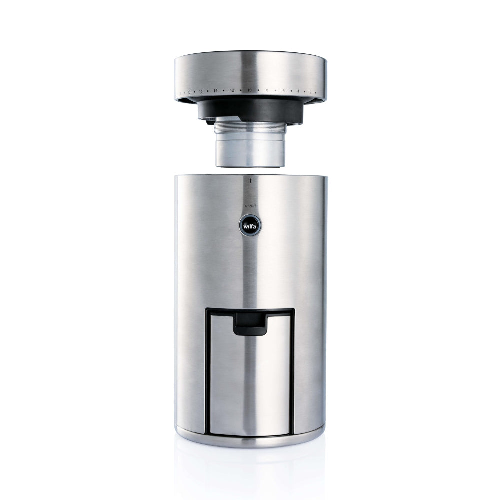 Wilfa - Uniform 58mm Flat Dişli Kahve Öğütücü, Gümüş