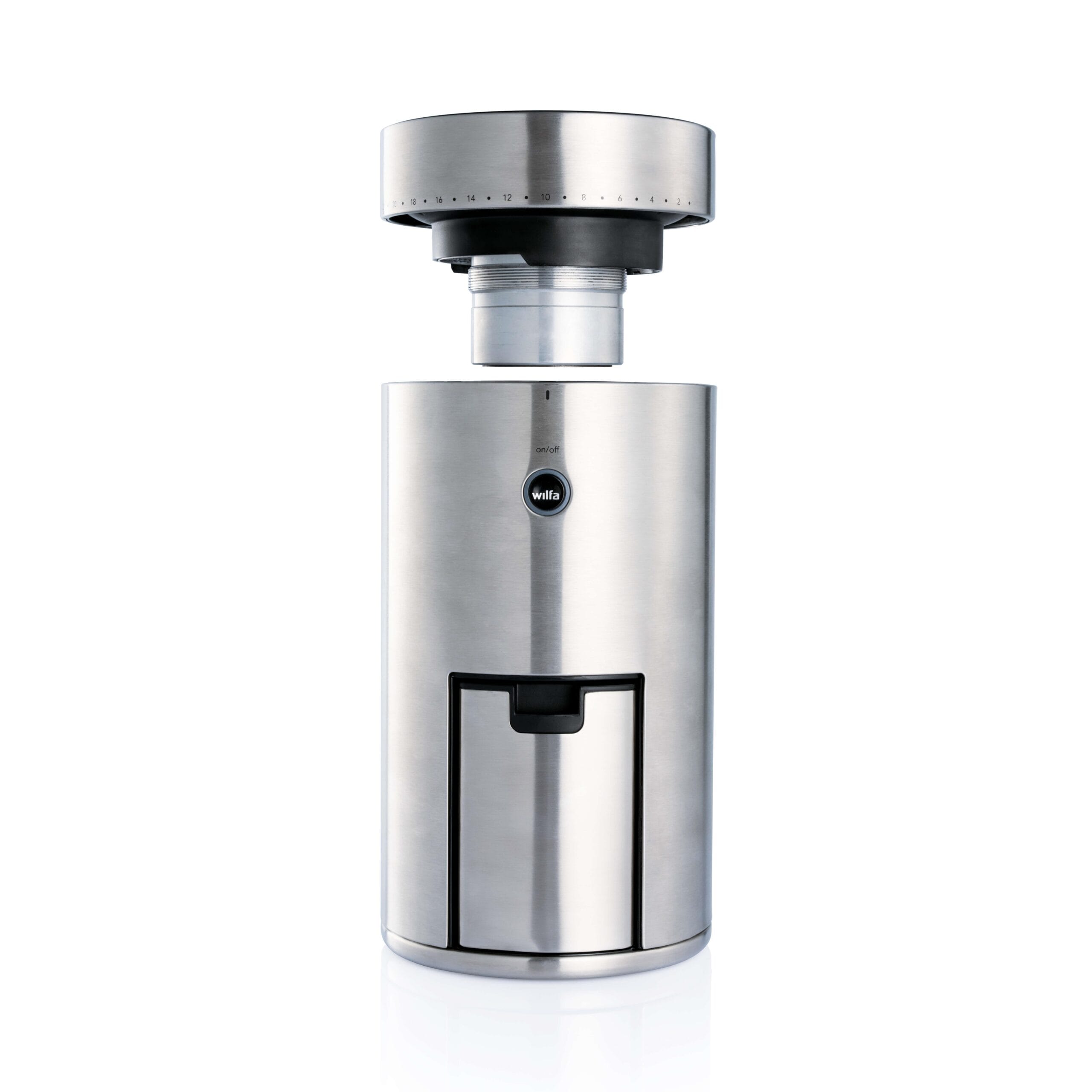 Wilfa - Uniform 58mm Flat Dişli Kahve Öğütücü, Gümüş