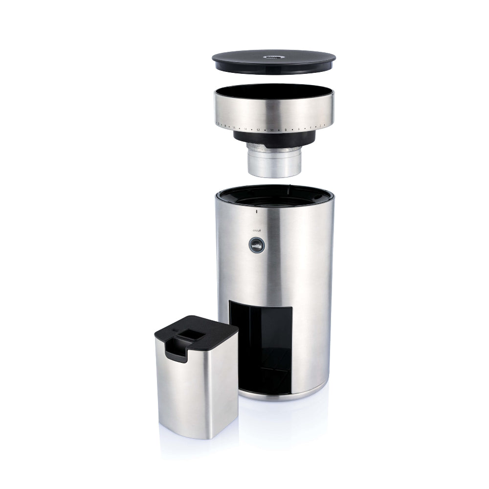 Wilfa - Uniform 58mm Flat Dişli Kahve Öğütücü, Gümüş