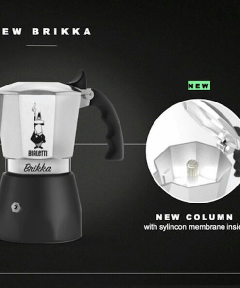 Bialetti New Brikka Mokapot (2 cup)