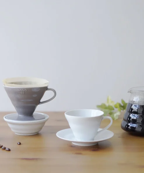 Hario V60 02 Seramik Dripper (Gri)