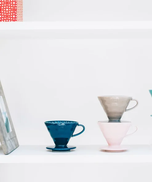 Hario V60 02 Seramik Dripper (Turkuaz)