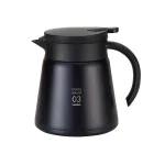 Hario V60 03 Yalıtımlı Paslanmaz Servis Sürahisi Siyah