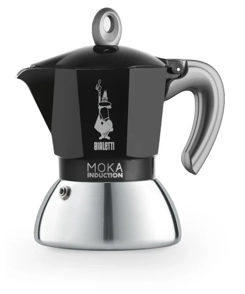 Bialetti İndüksiyon Mokapot Siyah 2 cup