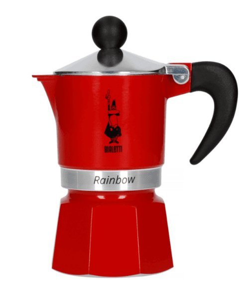 Bialetti Rainbow Kırmızı Mokapot (6 cup)