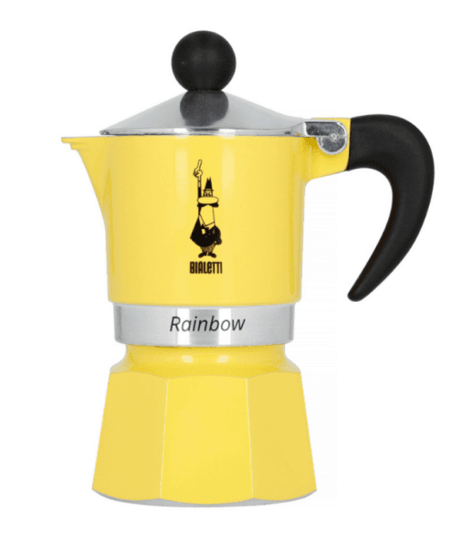 Bialetti Rainbow Sarı Mokapot (3 cup)