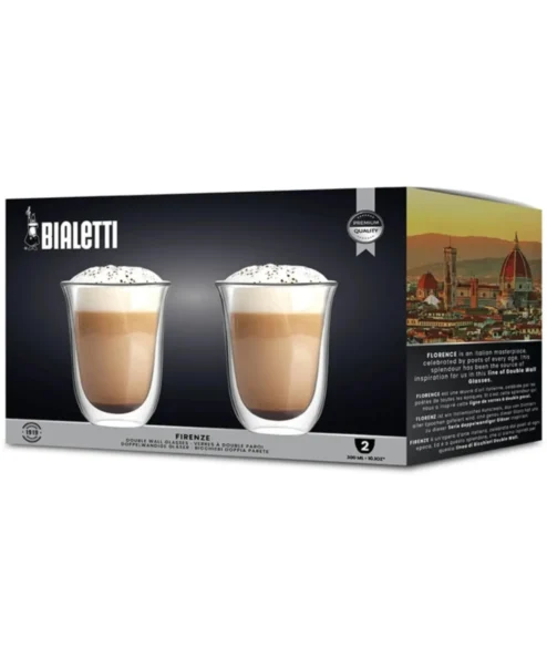 Bialetti Set 2’li Çift Cam Bardak 300 ml
