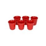 Bialetti Kırmızı Espresso Fincan Set (6 Adet)