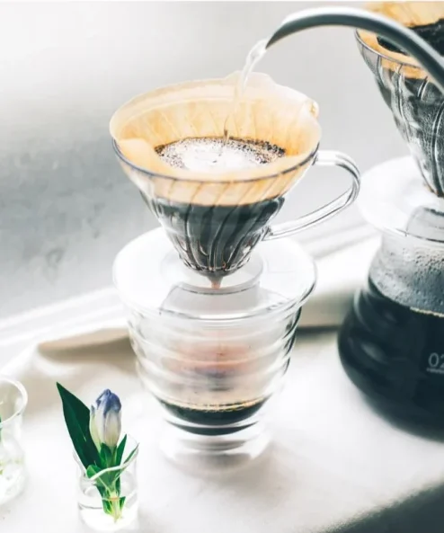 Hario V60 01 Dripper (Şeffaf Plastik)