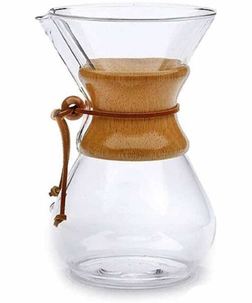 Epinox Pour Over ahşap tutacaklı 6 cup