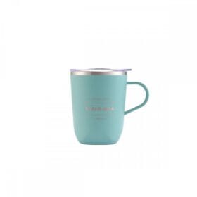 Tyeso Cubic Mug Vakumlu Çelik Termal Kapaklı 300ML(Yeşil)