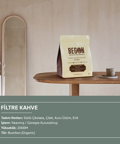 Begon Coffee Nord Kivu Nitelikli Filtre Kahve