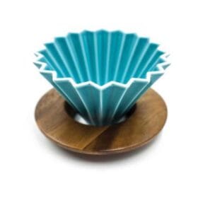 Epinox Ahşap Standlı Dripper, Turkuaz