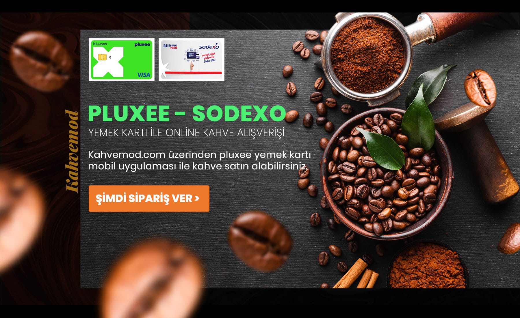 Sodexo Pluxee ile internetten kahve alışverişi