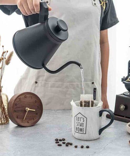 Epinox Barista Slim Kettle Siyah 800 Ml