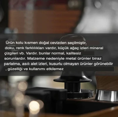 MHW-3BOMBER Flash Tamper Sabit Basınçlı Espresso Tamperi 2.0 Klikli