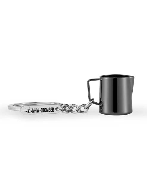 Kahveye Özel Hediye Anahtarlık - Sütlük Pitcher